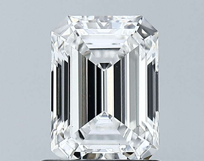 Lab-Grown 1.14 Carat Emerald Cut Diamond color E Clarity VS1 With GIA Certificate, precious stones, engagement diamonds