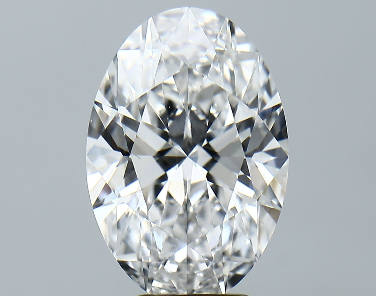 Lab-Grown 5.22 Carat Oval Shape Diamond color E Clarity VVS2, precious stones, engagement diamonds