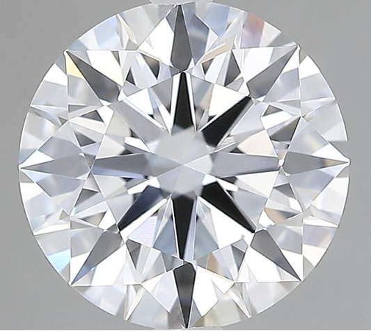 Lab-Grown 2.71 Carat Round Brilliant Diamond color D Clarity VVS2 With GIA Certificate, precious stones, engagement diamonds