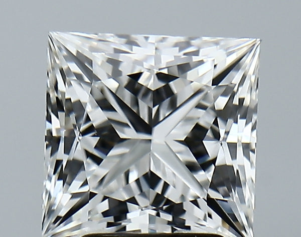 Lab-Grown 3.12 Carat Princess Cut Diamond color E Clarity VVS2, precious stones, engagement diamonds