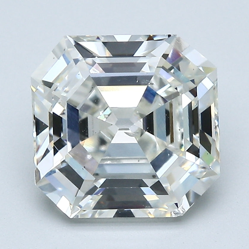3.81 Carat Asscher Cut Natural Mined Diamond I Color SI1 Clarity With GIA Certificate, natural diamonds, precious stones, engagement diamonds