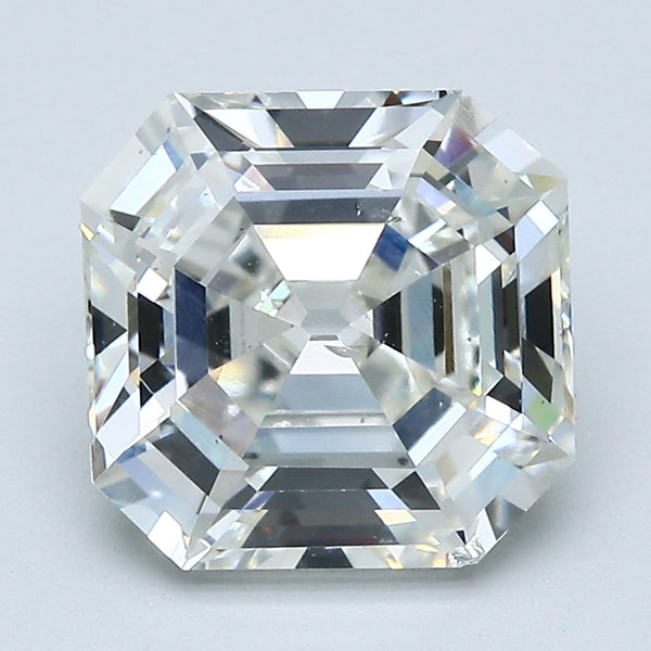 3.81 Carat Asscher Cut Natural Mined Diamond I Color SI1 Clarity With GIA Certificate, natural diamonds, precious stones, engagement diamonds