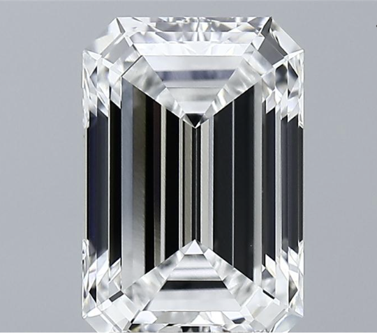 Lab-Grown 3.59 Carat Emerald Cut Diamond color D Clarity VVS2, precious stones, engagement diamonds