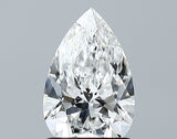 Lab-Grown 1.32 Carat Pear Shape Diamond color E Clarity VVS2 With GIA Certificate, precious stones, engagement diamonds