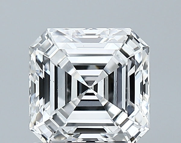 Lab-Grown 1.43 Carat Asscher Cut Diamond color D Clarity VS1 With GIA Certificate, precious stones, engagement diamonds