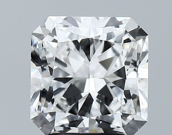 Lab-Grown 3.15 Carat Square Radiant Cut Diamond color E Clarity VVS2 With GIA Certificate, precious stones, engagement diamonds