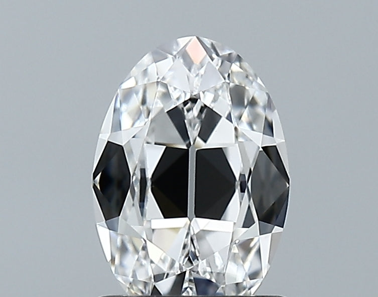 Lab-Grown 1.28 Carat Antique Oval Shape Diamond color E Clarity VS2 With GIA Certificate, precious stones, engagement diamonds