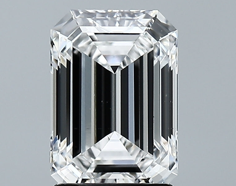 Lab-Grown 2.07 Carat Emerald Cut Diamond color D Clarity VS2 With GIA Certificate, precious stones, engagement diamonds