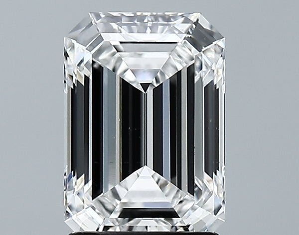 Lab-Grown 2.07 Carat Emerald Cut Diamond color D Clarity VS2 With GIA Certificate, precious stones, engagement diamonds
