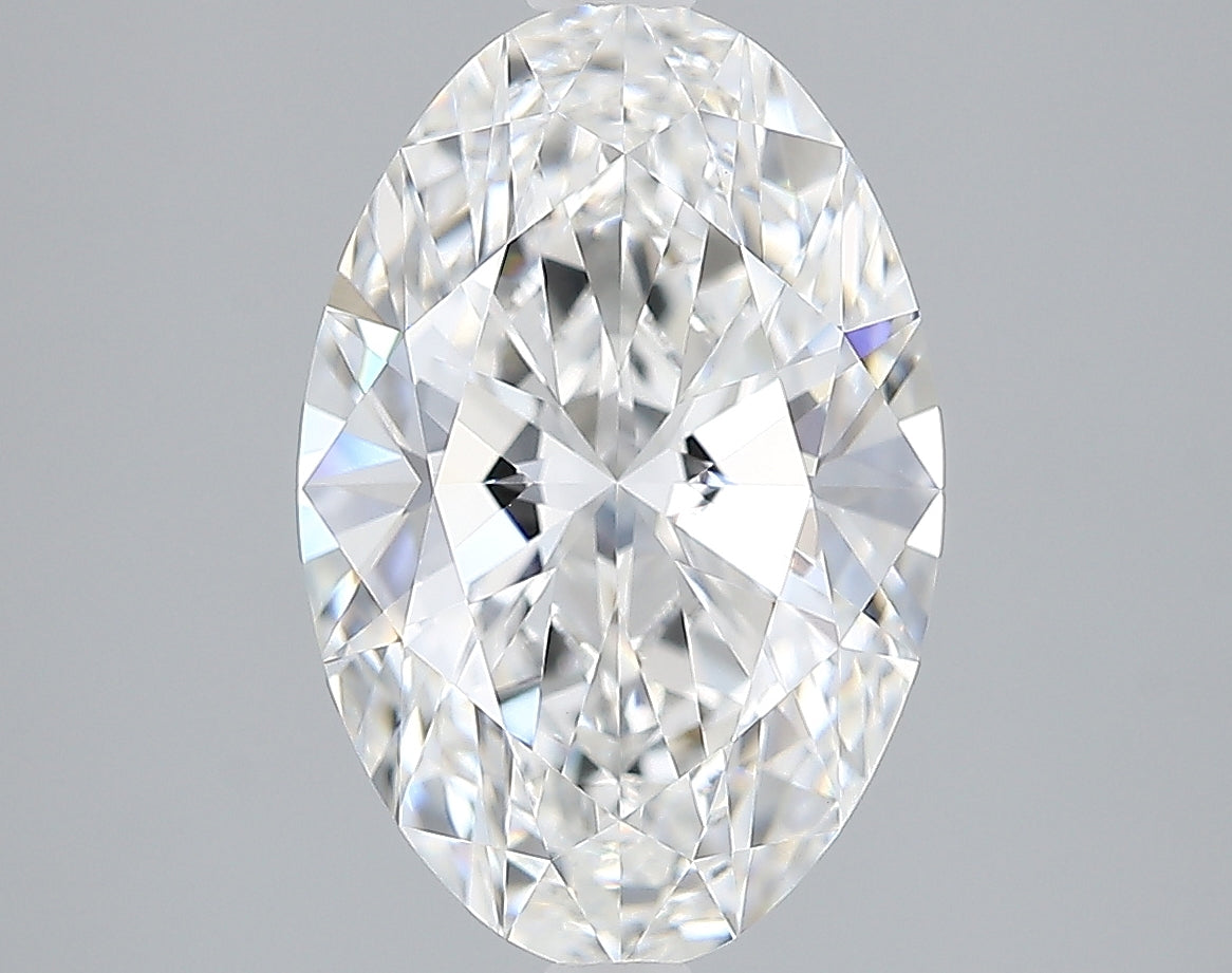 Lab-Grown 2.56 Carat Oval Shape Diamond color E Clarity VVS2, precious stones, engagement diamonds