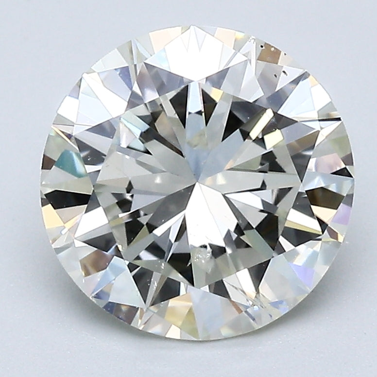 2.50 Carat Round Brilliant Natural Mined Diamond K Color SI2 Clarity With GIA Certificate, natural diamonds, precious stones, engagement diamonds