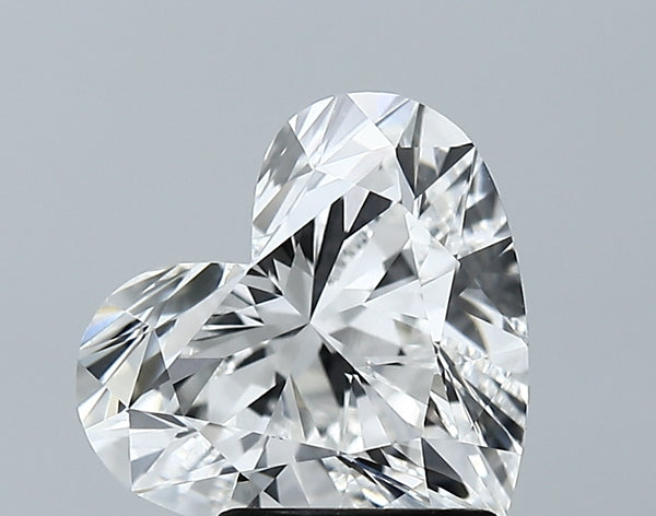 Lab-Grown 2.87 Carat Heart Shape Diamond color F Clarity VVS2 With GIA Certificate, precious stones, engagement diamonds