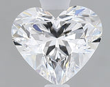 Lab-Grown 1.00 Carat Heart Shape Diamond color D Clarity VVS2 With GIA Certificate, precious stones, engagement diamonds