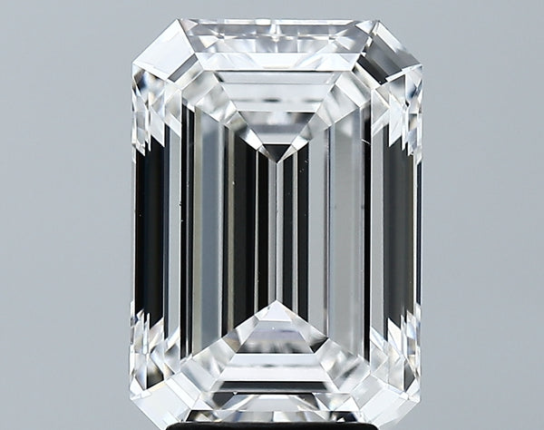 Lab-Grown 4.17 Carat Emerald Cut Diamond color E Clarity VVS2 With GIA Certificate, precious stones, engagement diamonds