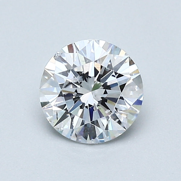0.71 Carat Round Brilliant Natural Mined Diamond D Color I1 Clarity With GIA Certificate, natural diamonds, precious stones, engagement diamonds
