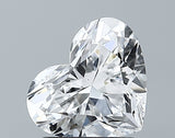 Lab-Grown 1.24 Carat Heart Shape Diamond color D Clarity VVS2 With GIA Certificate, precious stones, engagement diamonds