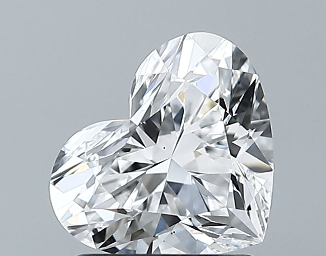 Lab-Grown 1.24 Carat Heart Shape Diamond color D Clarity VVS2 With GIA Certificate, precious stones, engagement diamonds