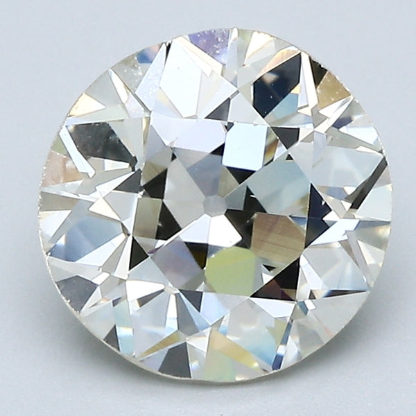 3.01 Carat Old European Cut Vintage Natural Mined Diamond L Color VS2 Clarity With GIA Certificate, natural diamonds, precious stones, engagement diamonds