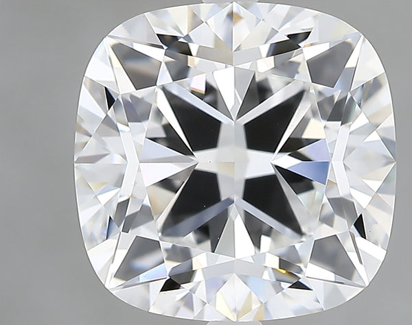 Lab-Grown 4.41 Carat Square Cushion Cut Diamond color E Clarity VVS2, precious stones, engagement diamonds