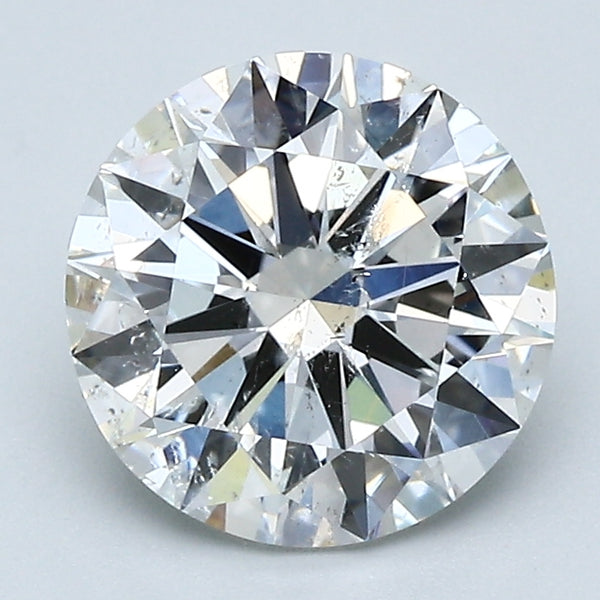 2.50 Carat Round Brilliant Diamond color G Clarity I1, natural diamonds, precious stones, engagement diamonds