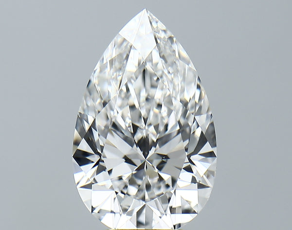 Lab-Grown 4.74 Carat Pear Shape Diamond color E Clarity VS1 With GIA Certificate, precious stones, engagement diamonds
