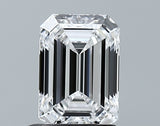 Lab-Grown 1.01 Carat Emerald Cut Diamond color D Clarity VVS2, precious stones, engagement diamonds