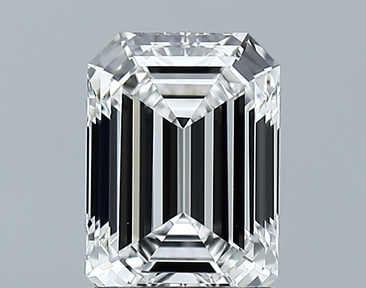 Lab-Grown 1.56 Carat Emerald Cut Diamond color E Clarity VVS2 With GIA Certificate, precious stones, engagement diamonds