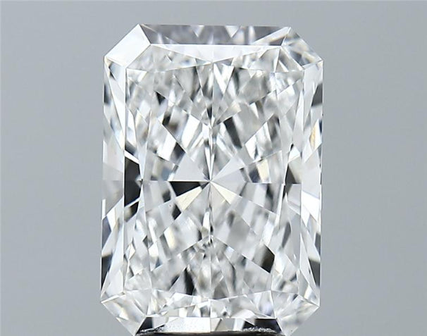Lab-Grown 3.77 Carat Radiant Cut Diamond color E Clarity VVS2, precious stones, engagement diamonds