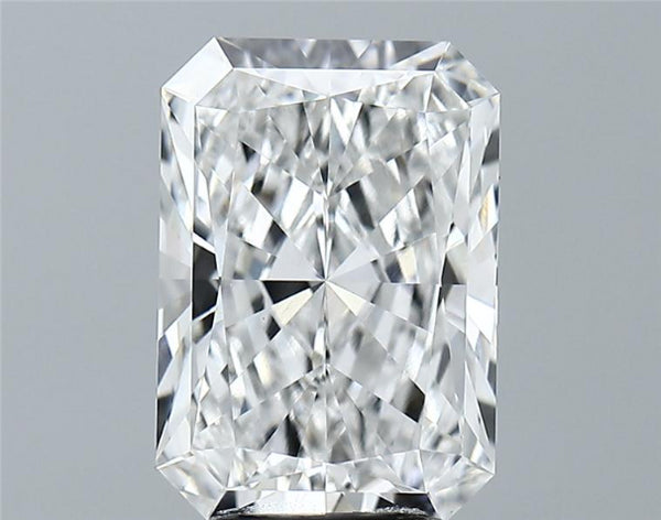 Lab-Grown 3.77 Carat Radiant Cut Diamond color E Clarity VVS2, precious stones, engagement diamonds