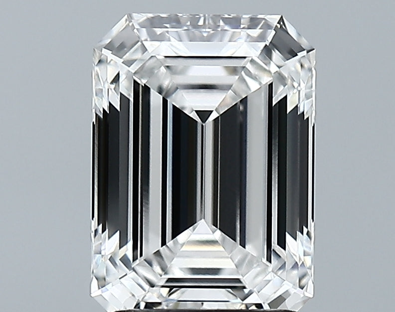 Lab-Grown 2.58 Carat Emerald Cut Diamond color E Clarity VVS2 With GIA Certificate, precious stones, engagement diamonds