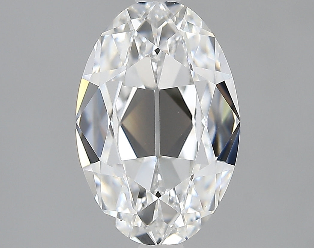 Lab-Grown 2.20 Carat Antique Oval Shape Diamond color E Clarity VVS2, precious stones, engagement diamonds