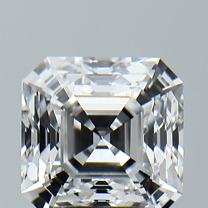 Lab-Grown 2.78 Carat Asscher Cut Diamond color E Clarity VVS2, precious stones, engagement diamonds