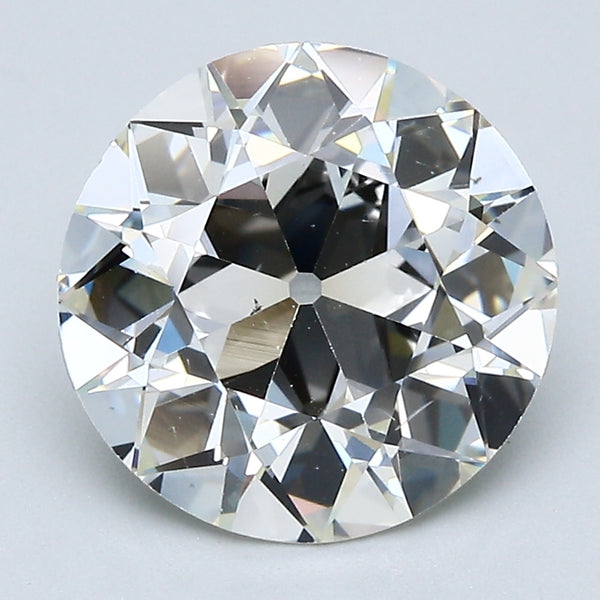 3.95 Carat Old European Cut Vintage Natural Mined Diamond K Color SI1 Clarity With GIA Certificate, natural diamonds, precious stones, engagement diamonds