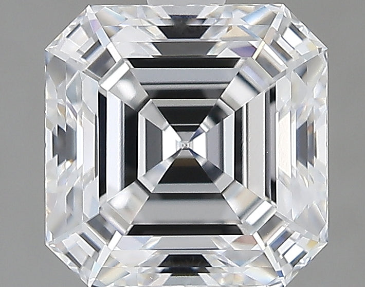 Lab-Grown 2.05 Carat Asscher Cut Diamond color E Clarity VVS2 With GIA Certificate, precious stones, engagement diamonds