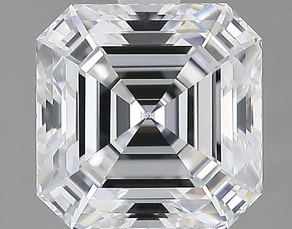 Lab-Grown 2.05 Carat Asscher Cut Diamond color E Clarity VVS2 With GIA Certificate, precious stones, engagement diamonds