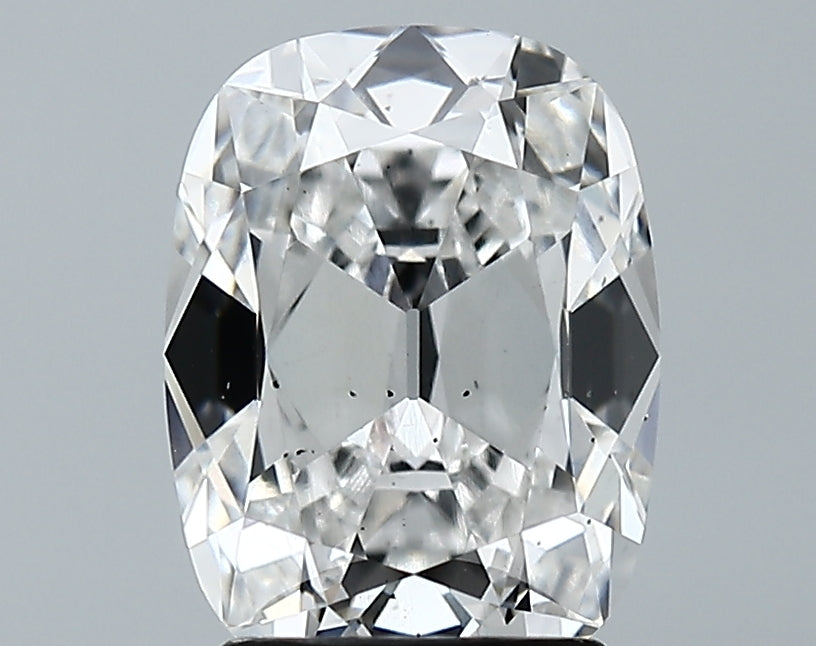 Lab-Grown 2.69 Carat Antique Cushion Cut Diamond color E Clarity SI1 With GIA Certificate, precious stones, engagement diamonds