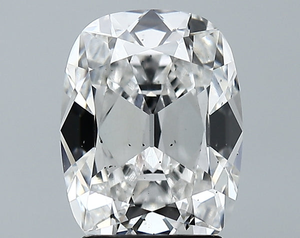 Lab-Grown 2.69 Carat Antique Cushion Cut Diamond color E Clarity SI1 With GIA Certificate, precious stones, engagement diamonds