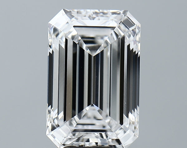 Lab-Grown 6.55 Carat Emerald Cut Diamond color E Clarity VS1, precious stones, engagement diamonds