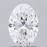 Lab-Grown 1.65 Carat Oval Shape Diamond color E Clarity VVS2 With GIA Certificate, precious stones, engagement diamonds