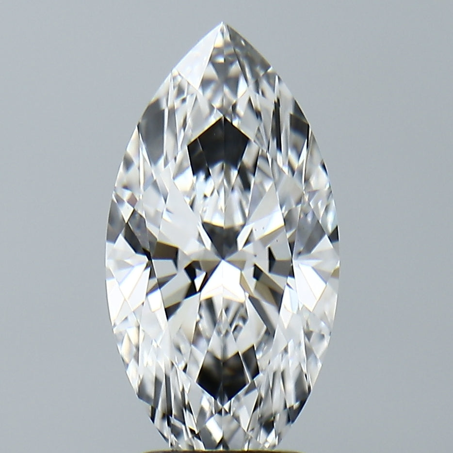 Lab-Grown 2.68 Carat Marquis Shape Diamond color E Clarity VS1, precious stones, engagement diamonds