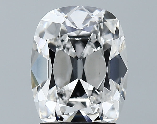 Lab-Grown 2.36 Carat Antique Cushion Cut Diamond color E Clarity VS1 With GIA Certificate, precious stones, engagement diamonds