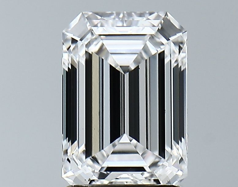 Lab-Grown 2.13 Carat Emerald Cut Diamond color D Clarity VS1, precious stones, engagement diamonds