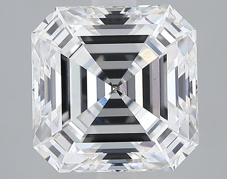 Lab-Grown 3.35 Carat Asscher Cut Diamond color E Clarity VS1 With GIA Certificate, precious stones, engagement diamonds