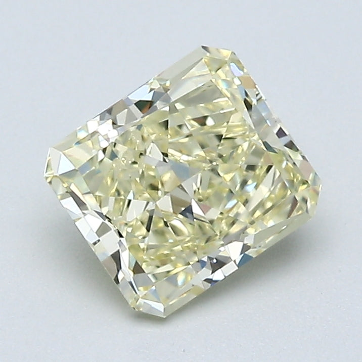 1.07 Carat Radiant Cut Diamond color Fancy Light  Yellow Clarity VS2, natural diamonds, precious stones, engagement diamonds