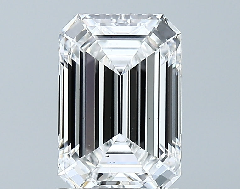 Lab-Grown 1.60 Carat Emerald Cut Diamond color D Clarity VS2 With GIA Certificate, precious stones, engagement diamonds