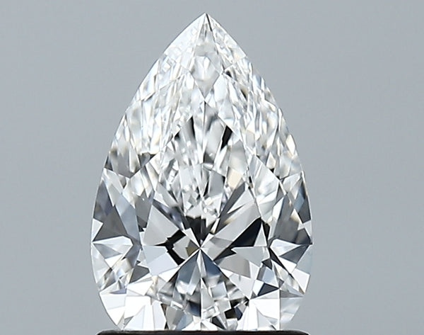 Lab-Grown 1.18 Carat Pear Shape Diamond color D Clarity VS1 With GIA Certificate, precious stones, engagement diamonds