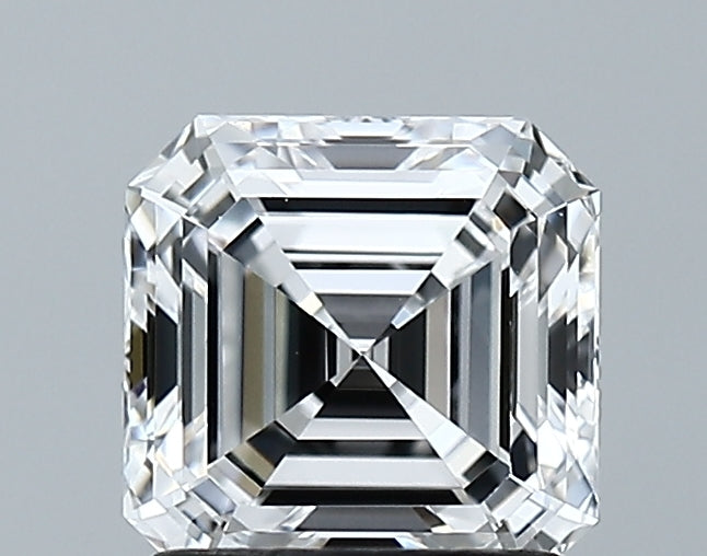 Lab-Grown 1.50 Carat Asscher Cut Diamond color D Clarity VS1 With GIA Certificate, precious stones, engagement diamonds