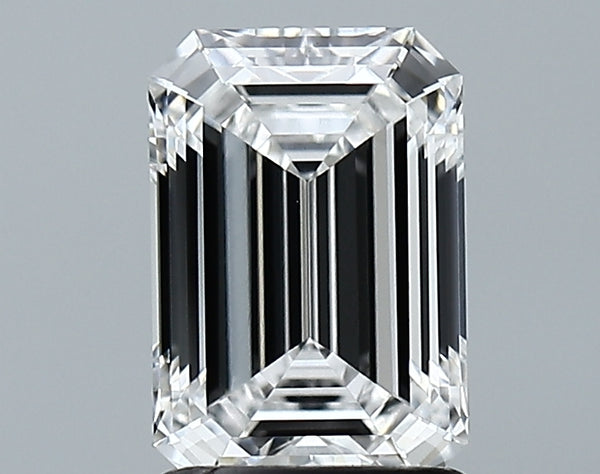 Lab-Grown 1.57 Carat Emerald Cut Diamond color E Clarity VVS2 With GIA Certificate, precious stones, engagement diamonds