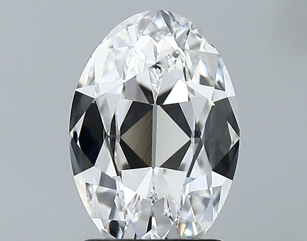 Lab-Grown 2.13 Carat Antique Oval Shape Diamond color F Clarity VS1 With GIA Certificate, precious stones, engagement diamonds