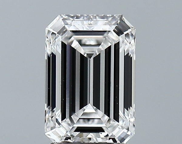 Lab-Grown 1.86 Carat Emerald Cut Diamond color D Clarity VVS1, precious stones, engagement diamonds